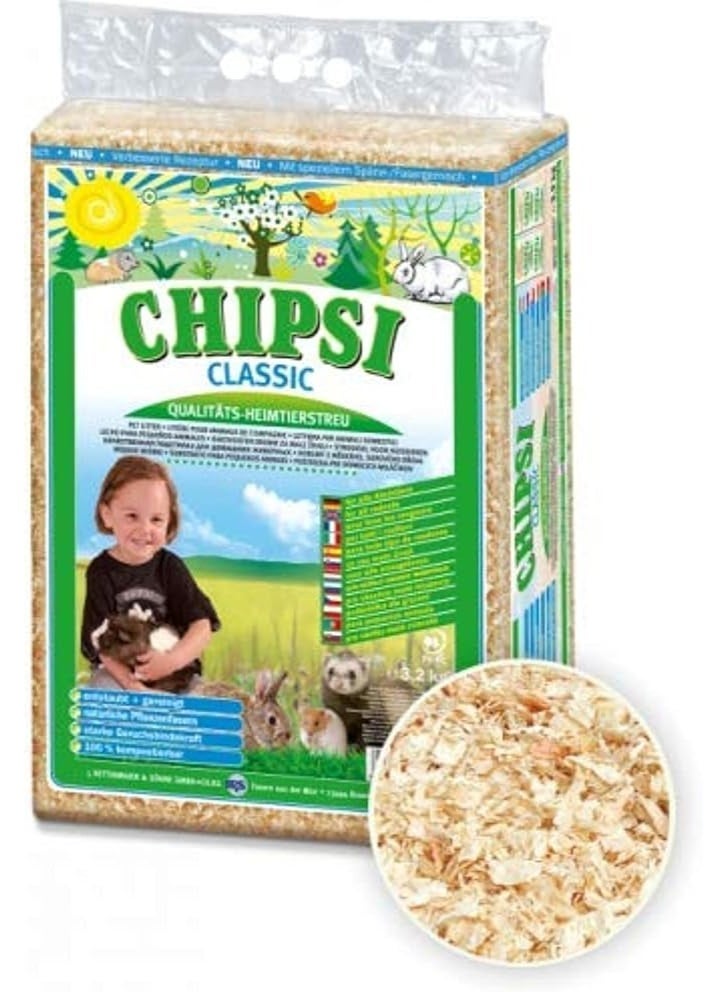 Chipsi  JRS Small Animals Litter - Chipsi Classic 3.2kg - Image 1